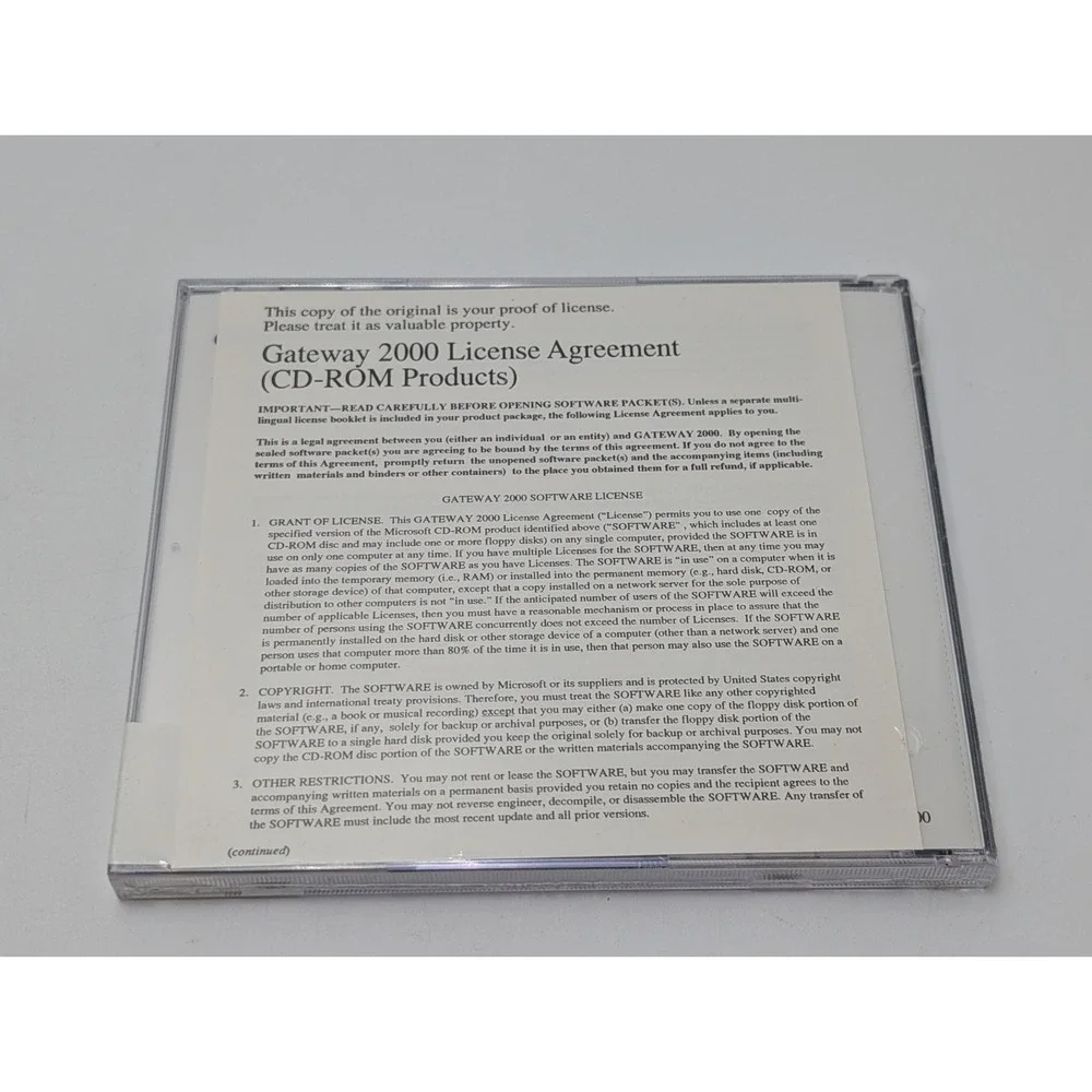 Vintage Microsoft Excel 4.0 For Window Cd- Rom 1993 Sealed Brand New